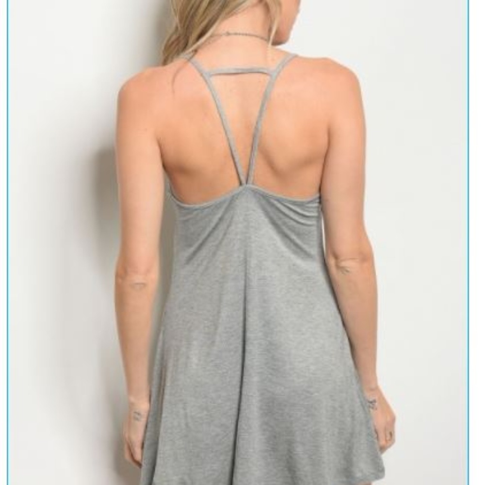 Spaghetti Strap V-neck Dress